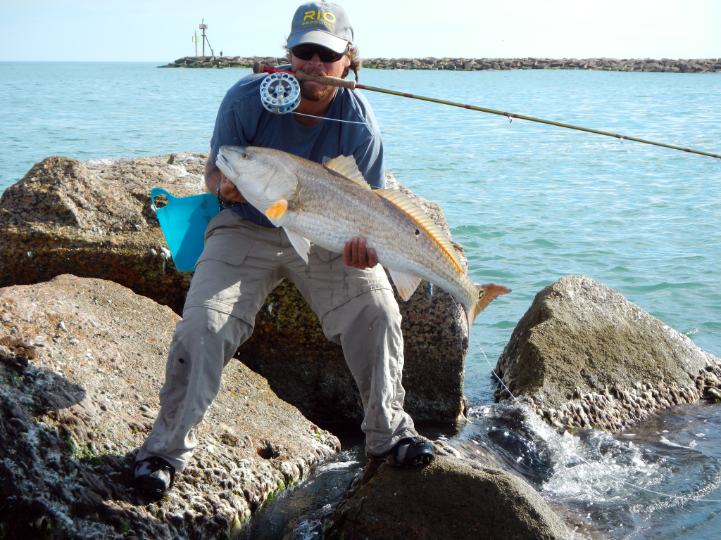 bull, redfish, fly fishing, on the fly