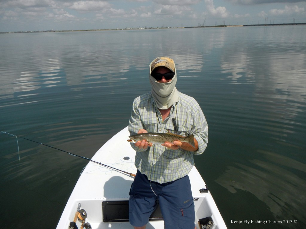 fly fishing flats charter port aransas guide speck trout
