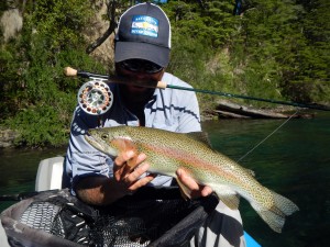 rainbow trout streamer flyfishing argentina patagonia river guides prg