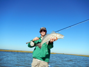 redfish, fly fishing, port aransas, guide, texas, coast