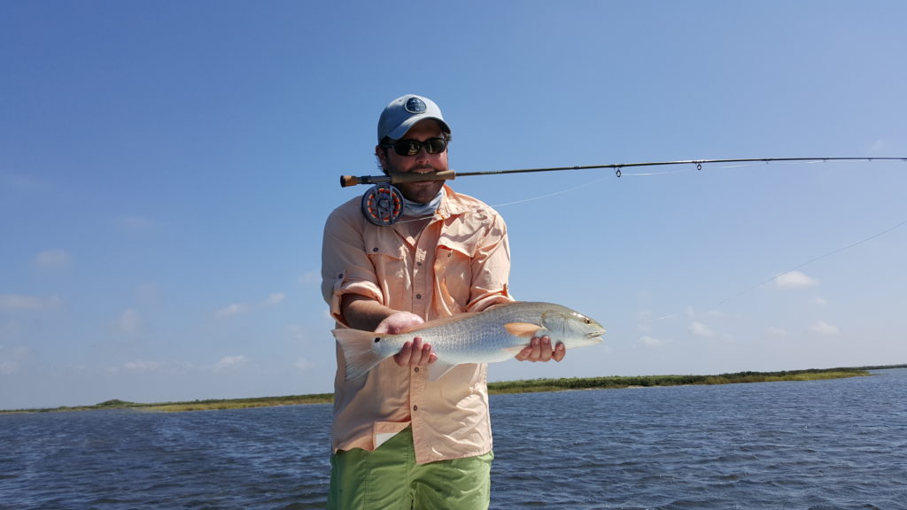 redfish fly fishing port aransas texas coast gulf mexico