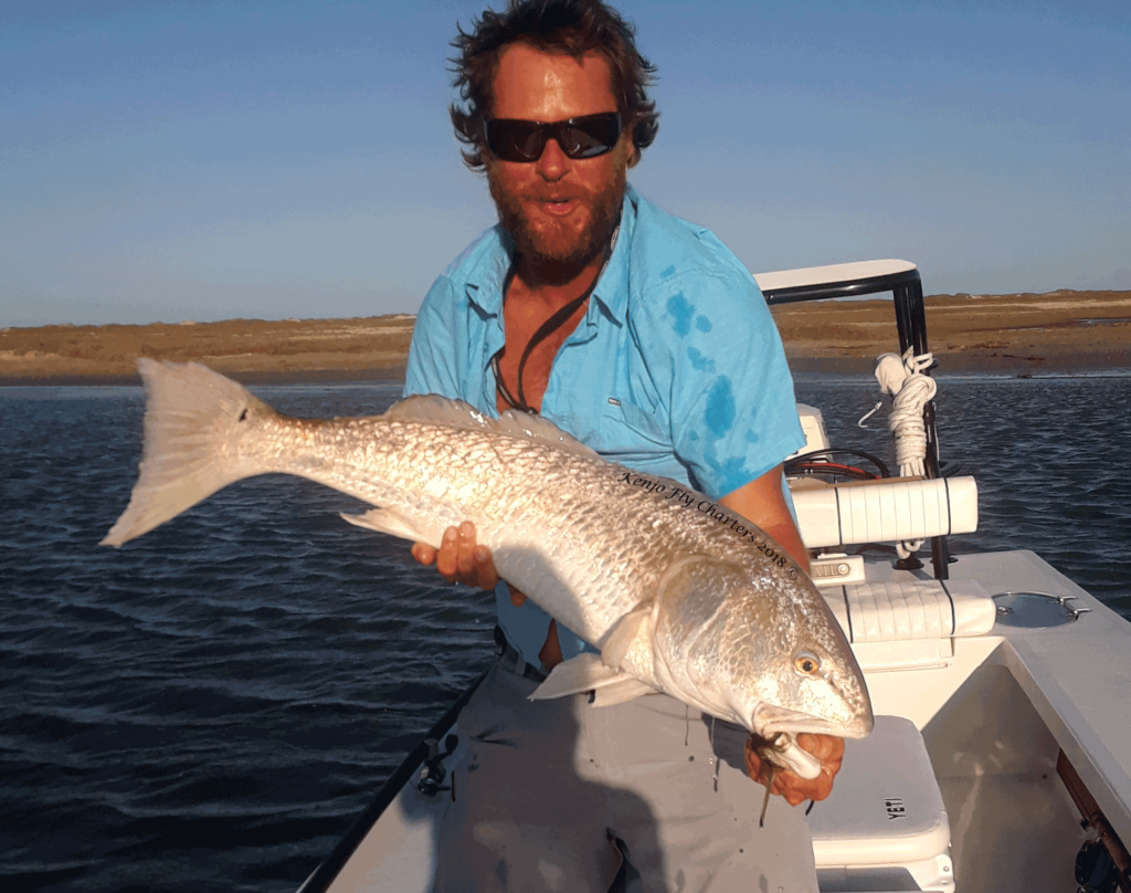 Port Aransas Texas, fly fishing, rockport, corpus christi, red, drum, redfish, sight casting, guide, charters, adventure, things to do in, flats, hatch outdoors, airflo, fly lines, beavertail skiffs, bull, red, record