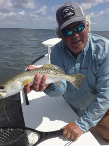 specks trout speckled texas port aransas fly fishing guide charter trip corpus christi laguna madre 