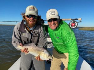 Fall Floaters Rolling Redfish - Kenjo Fly Fishing Charters