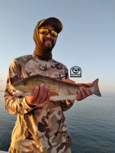 first time redfish caught near Rockport Tx