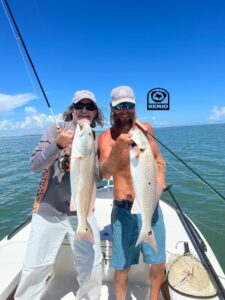 doubled up redfish rockport texas fly fishing adventures