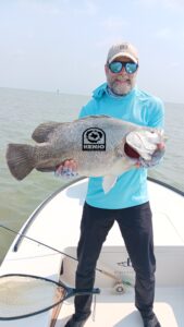 Texas State Fly Rod Record, winston fly rods, hatch reels, tripletail, fly, fishing, texas, coast, Port Aransas, Rockport, Aransas, bay, Corpus Christi, fly, fishing, Matagorda, Port O Connor,, beavertail, skiffs, guide, charter, trips, things to do, fishing, adventures,